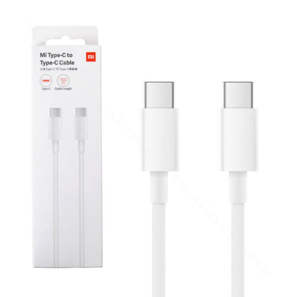 Cable USB-C to USB-C Xiaomi 5A 1.5m white