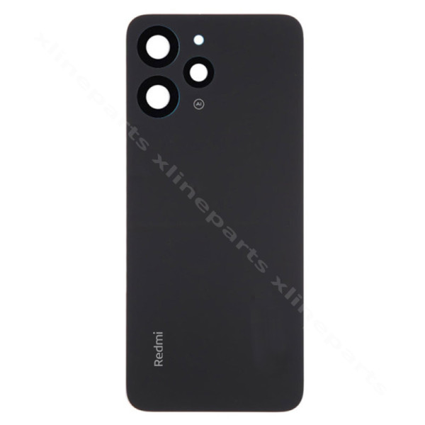 Back Battery Cover Lens Camera Xiaomi Redmi 12 4G black*