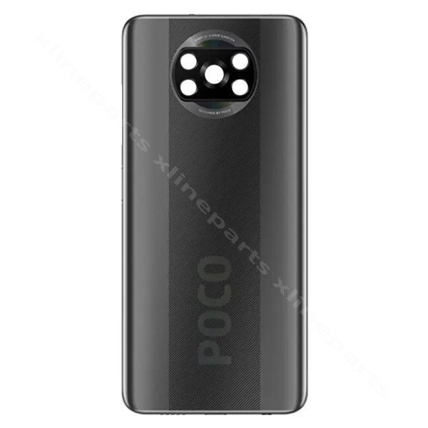Πίσω κάλυμμα μπαταρίας Φακός Xiaomi Poco X3 Pro μαύρο