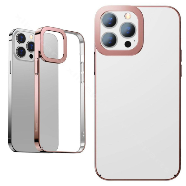 Πίσω θήκη Baseus Glitter Apple iPhone 13 Pro ροζ