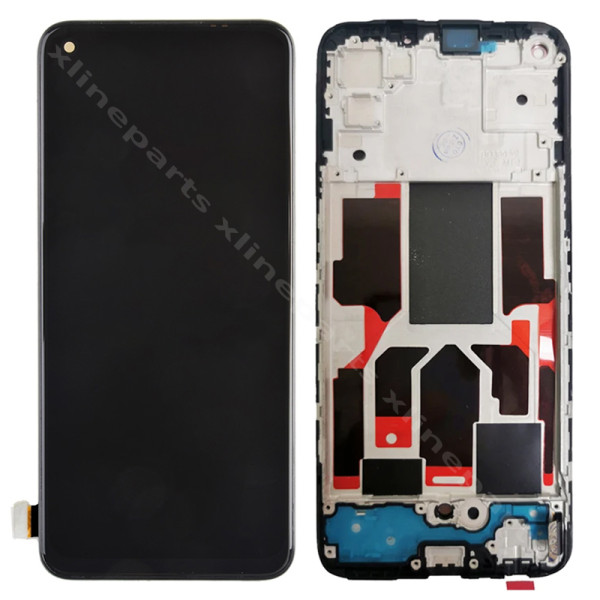 LCD Complete Frame OnePlus Nord CE black OLED
