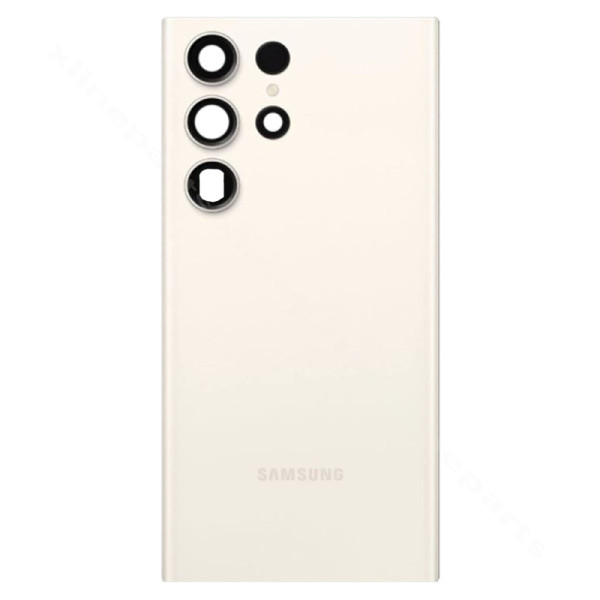 Κάμερα φακού πίσω καλύμματος μπαταρίας Samsung S23 Ultra S918 cream*