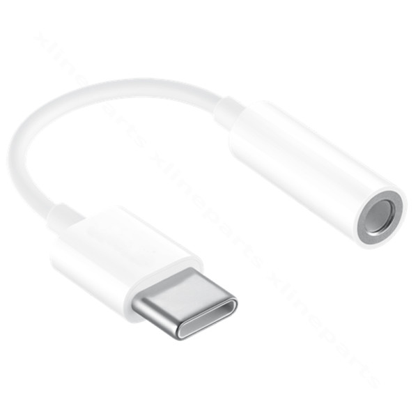 Προσαρμογέας USB-C Αρσενικό σε 3,5mm Θηλυκό Huawei CM20 λευκό χύμα
