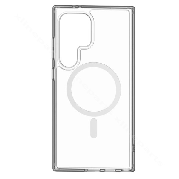 Задний чехол Magsafe Samsung S23 Ultra S918 прозрачный