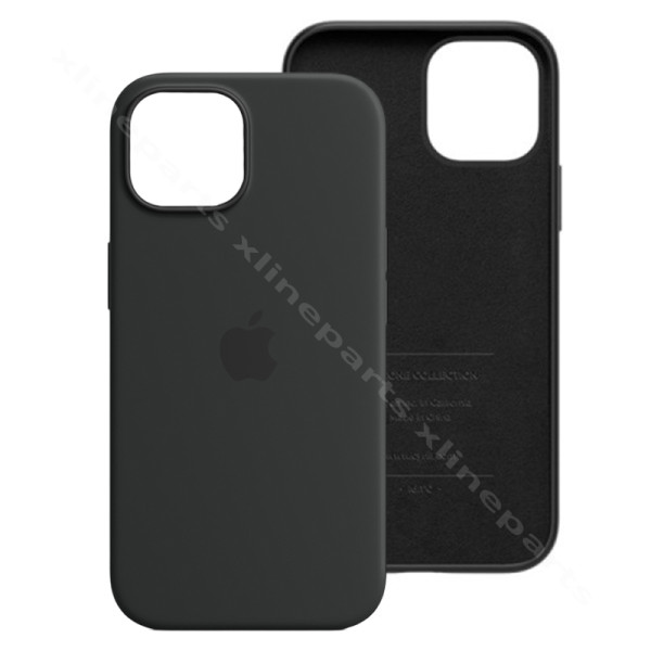 Back Case Silicone Magsafe Apple iPhone 15 black (Original)