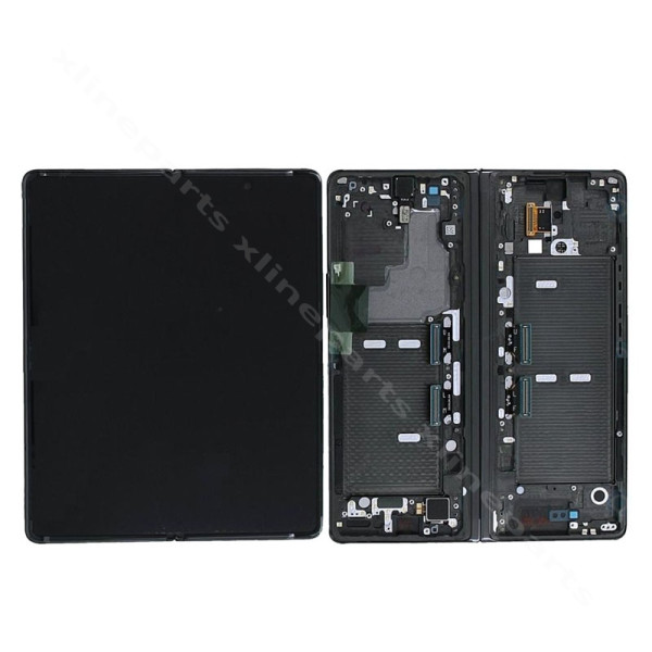 LCD Complete Frame Samsung Z Fold4 F936 Inner black (Original)