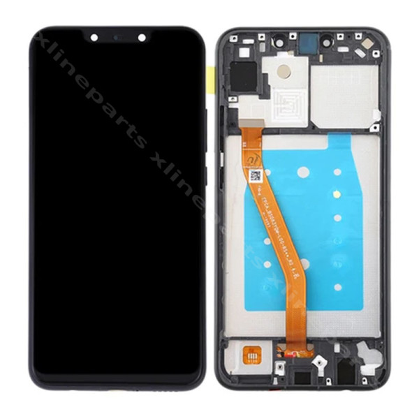 LCD Complete Frame Huawei Nova 3i black OCG