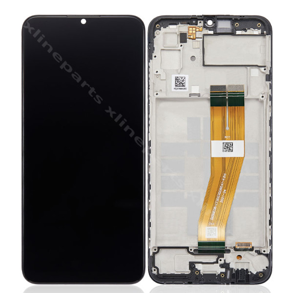 LCD Complete Frame Samsung A03 A035 black OCG