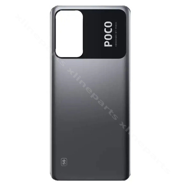 Задняя крышка аккумуляторного отсека Xiaomi Poco M4 Pro 5G power black