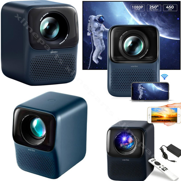 Projector Xiaomi Wanbo T2 Max 1080p Android System blue