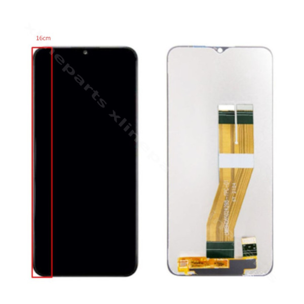 LCD Complete Samsung A03s A037F/A02s A025G black OCG NoEU*