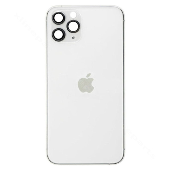 Back Battery and Middle Cover Apple iPhone 11 Pro Max silver