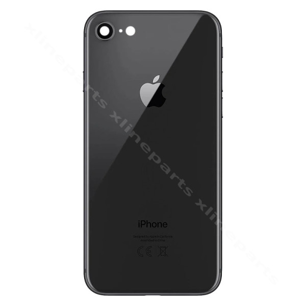 Back Battery and Middle Cover Apple iPhone 8 black*