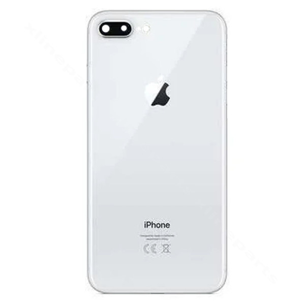 Πίσω μπαταρία και μεσαίο κάλυμμα Apple iPhone 8 Plus ασημί