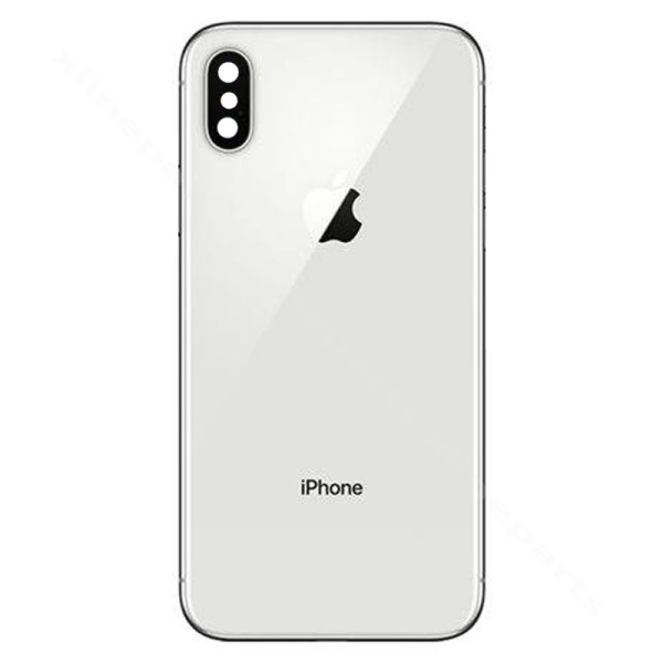 Back Battery and Middle Cover Apple iPhone X silver