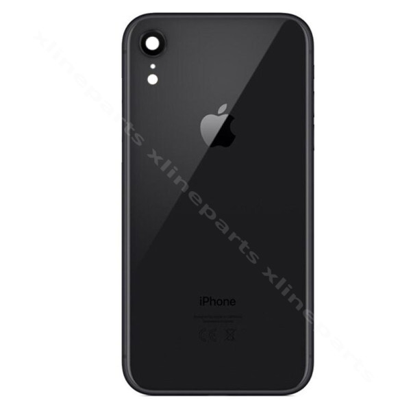 Back Battery and Middle Cover Apple iPhone XR black