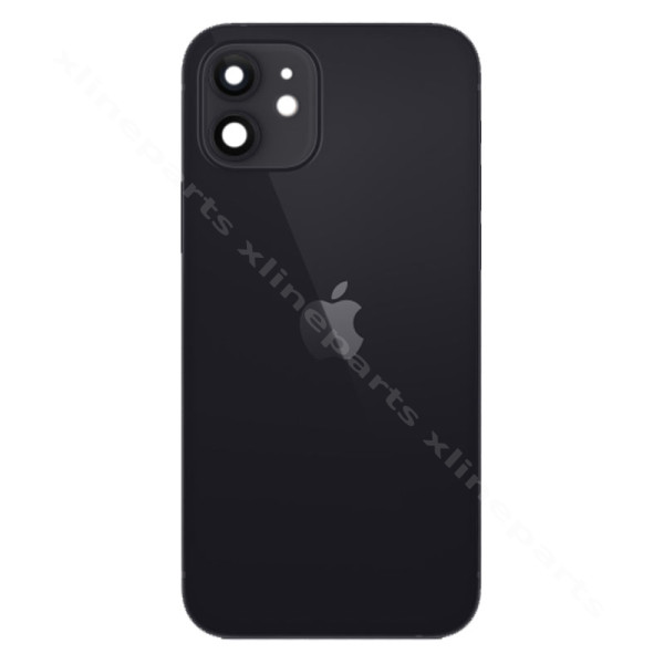 Back Battery and Middle Cover Small Parts Apple iPhone 12 black*