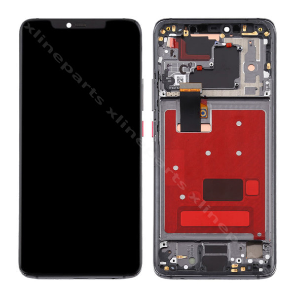 LCD Complete Frame Huawei Mate 20 Pro black OCG*