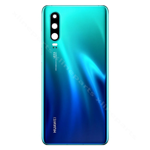 Back Battery Cover Lens Camera Huawei P30 aurora