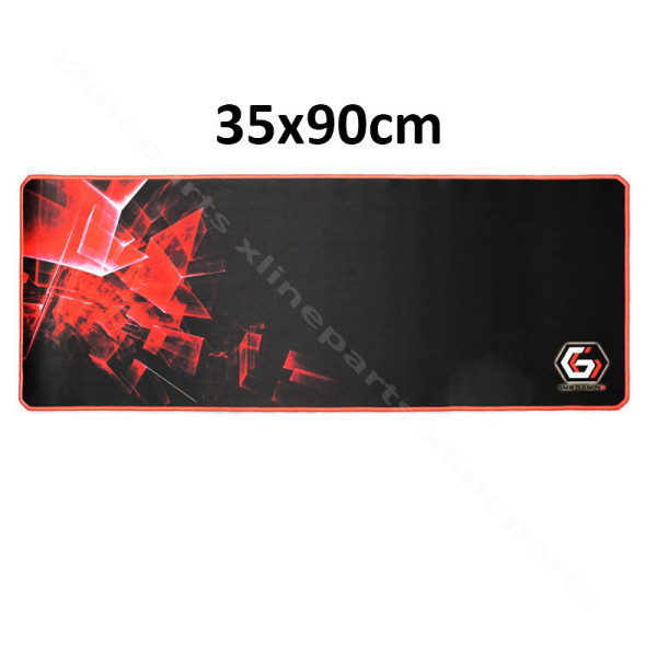 Mouse Pad Techmade Anti-Slip 20x25cm black red