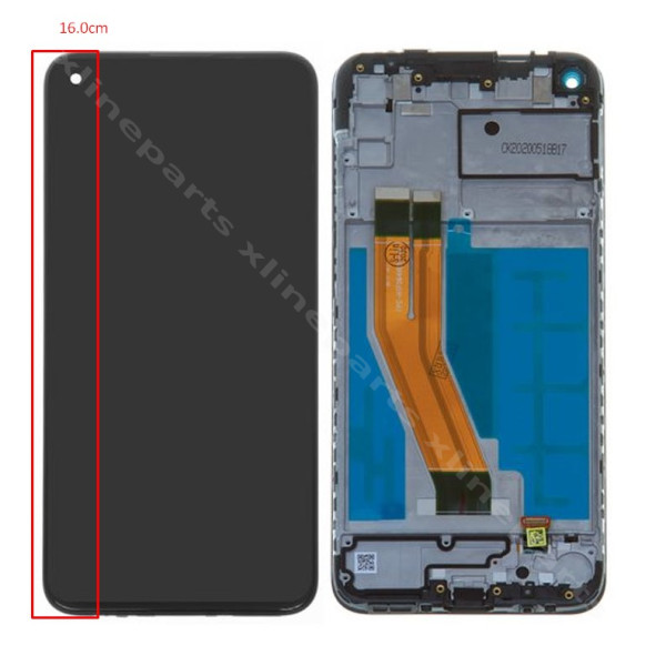 Πλήρες πλαίσιο LCD Samsung A11 A115 μαύρο NoEU OCG