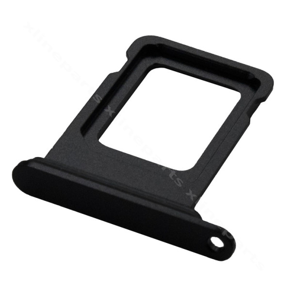 Sim Card Holder Apple iPhone 15/ 15 Plus black (Original)