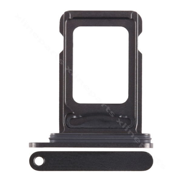 Sim Card Holder Apple iPhone 15 Pro/ 15 Pro Max black (Original)