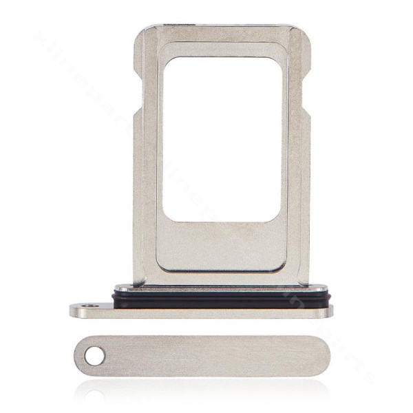Sim Card Holder Apple iPhone 15 Pro/ 15 Pro Max natural (Original)