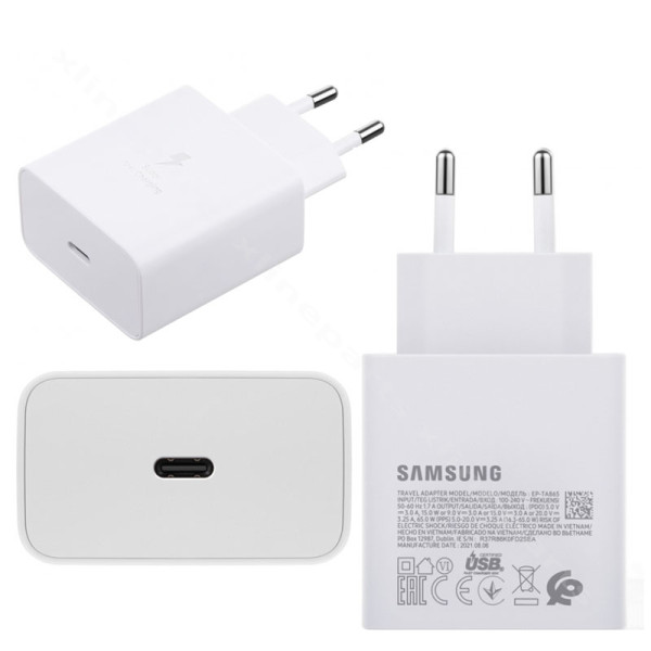 Charger USB-C Samsung 65W EU Pin white bulk