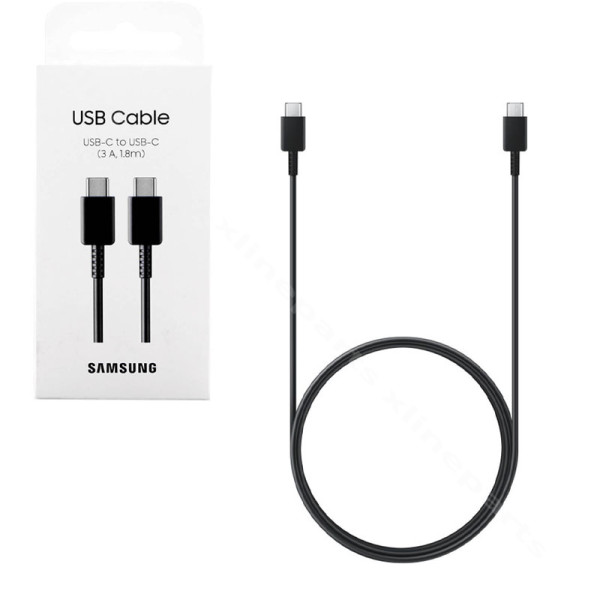 Cable USB-C to USB-C Samsung 3A 1.8m black