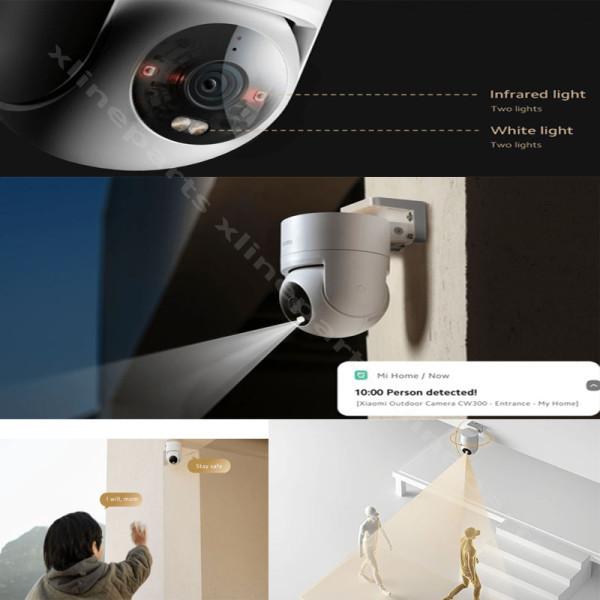 Security Camera Xiaomi CW300 4MP Wi-Fi 2.5K white