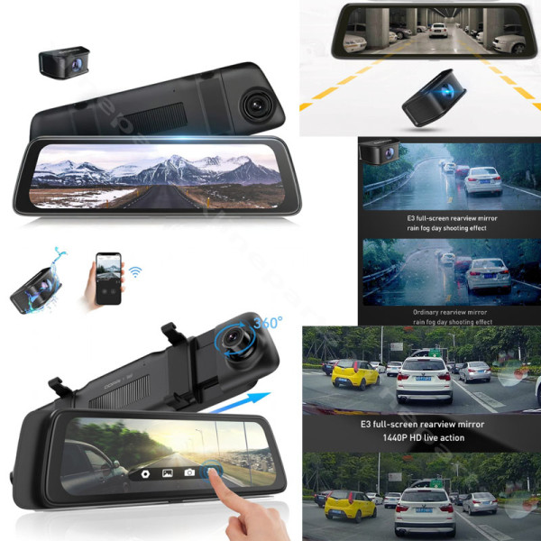 Dash and Rear Cam DDPAI Mola E3 2K Wi-Fi black