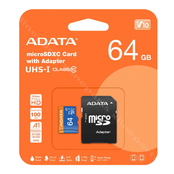 Adata Micro SD Class 10 64GB