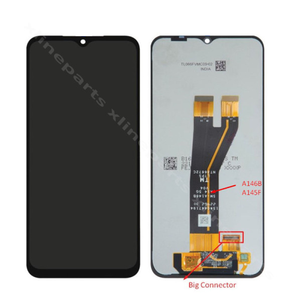 LCD Complete Samsung A14 5G A146B /A14 4G A145F NoEU black OCG