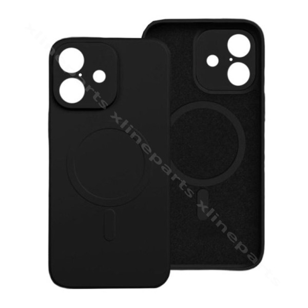 Back Case Silicone Gum Magsafe Apple iPhone 16 black