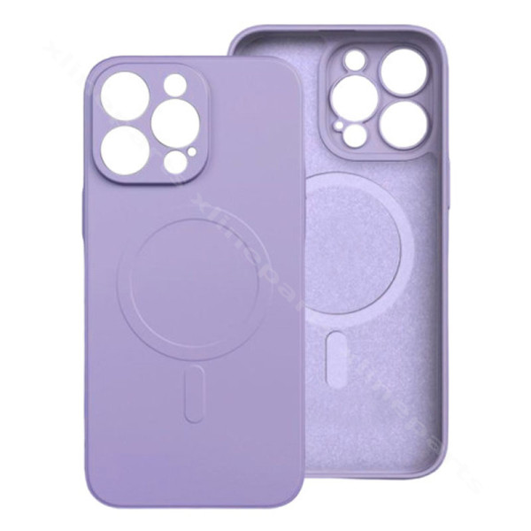 Back Case Silicone Gum Magsafe Apple iPhone 16 Pro Max purple