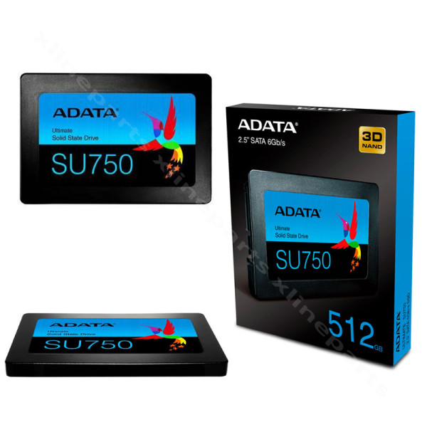 SSD-накопитель Adata SATA3 512 ГБ 2,5 дюйма