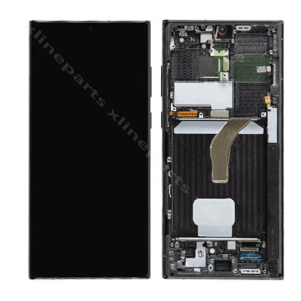 LCD Complete Frame Samsung S24 Ultra S928 black (Original)