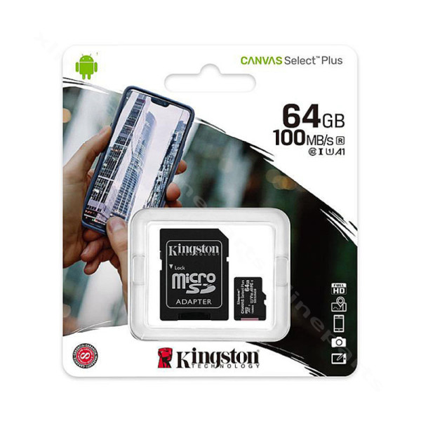 Kingston Micro SD класс 10 64 ГБ