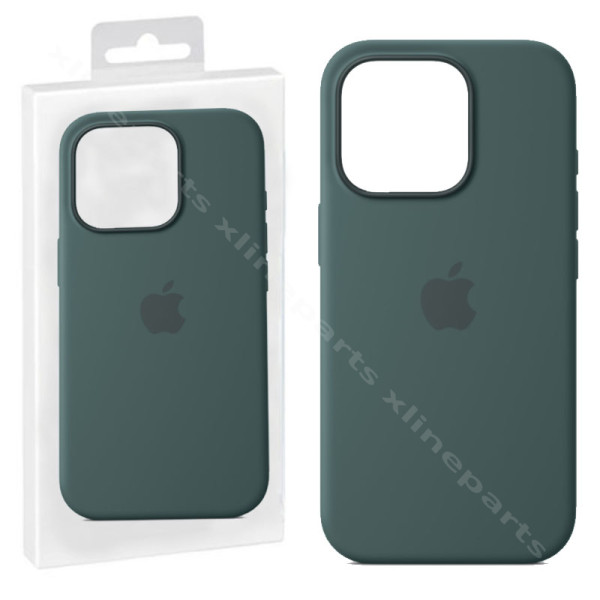 Back Case Silicone Magsafe Apple iPhone 16 Pro Max lake green (Original)