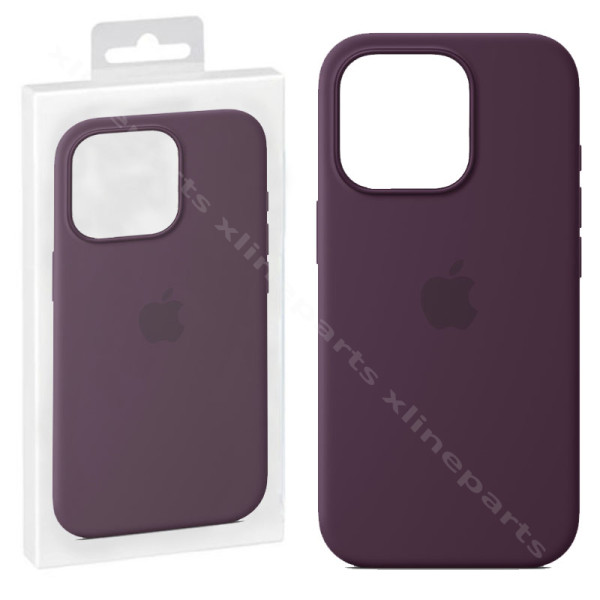 Back Case Silicone Magsafe Apple iPhone 16 Pro Max plum (Original)