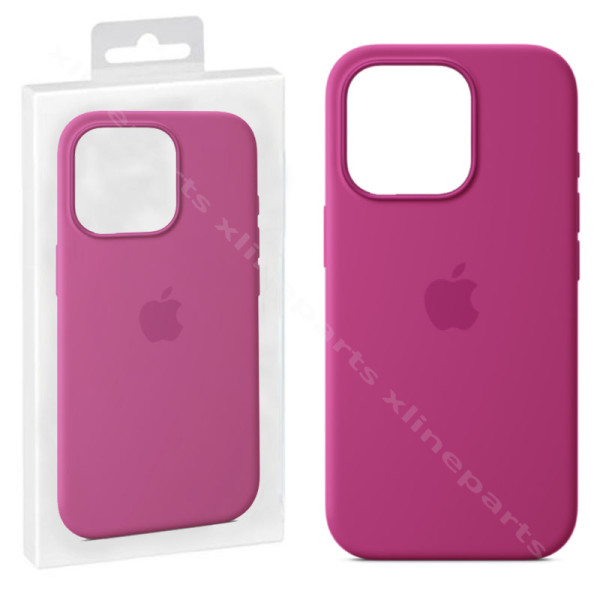 Back Case Silicone Magsafe Apple iPhone 16 Pro Max fuchsia (Original)