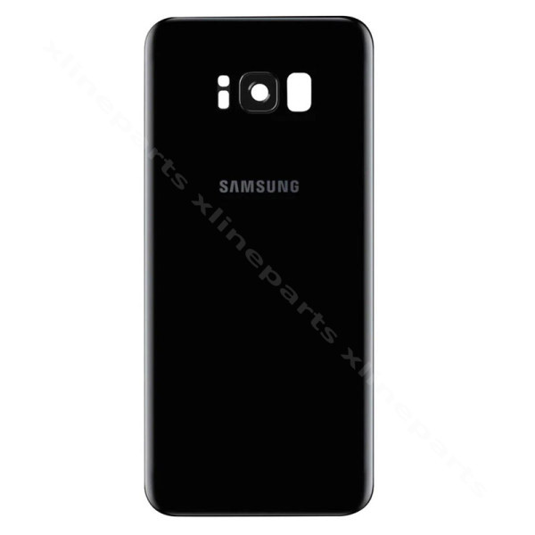 Back Battery Cover Lens Camera Samsung S8 Plus G955 black