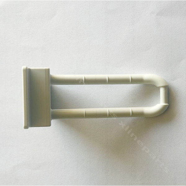 Punched Plastic Hook Shelf 6cm white