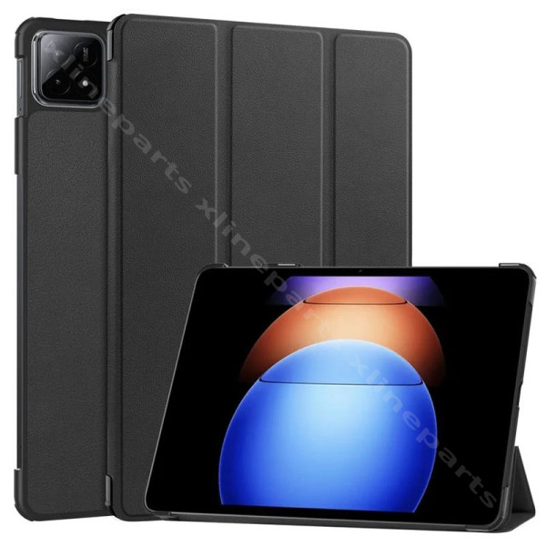 Θήκη tablet Tri-Fold Xiaomi Pad 6S Pro 12,4" μαύρη