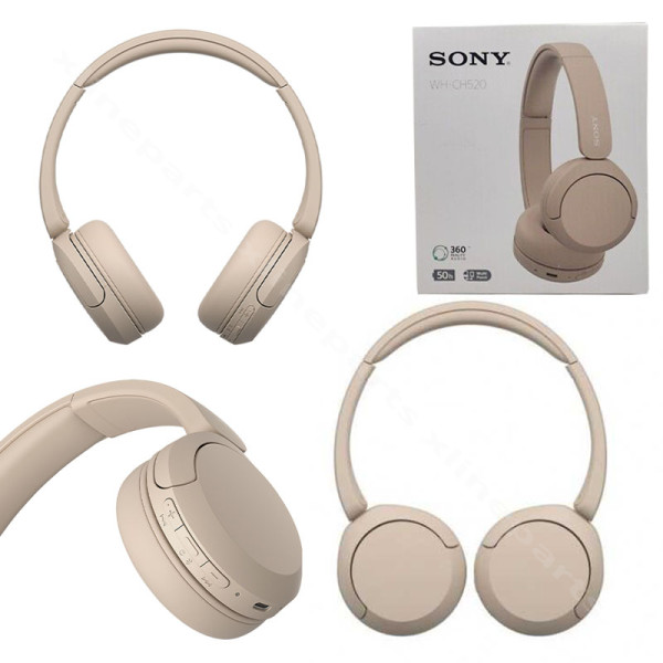 Headphone Sony WH-CH520 Wireless beige