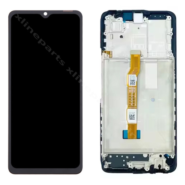 LCD Complete Frame Vivo Y36 black OCG