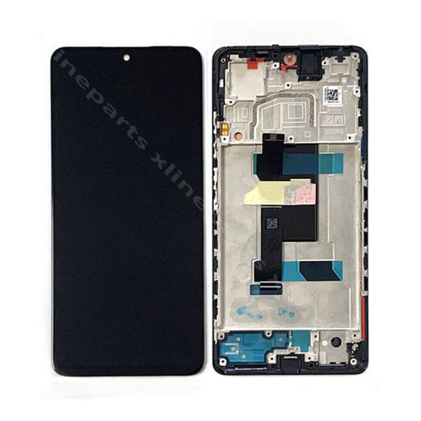 LCD Complete Frame Xiaomi Poco X6 Pro 5G black OLED*