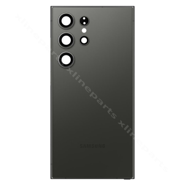 Back Battery Cover Lens Camera Samsung S24 Ultra S928 titanium black (Original)*