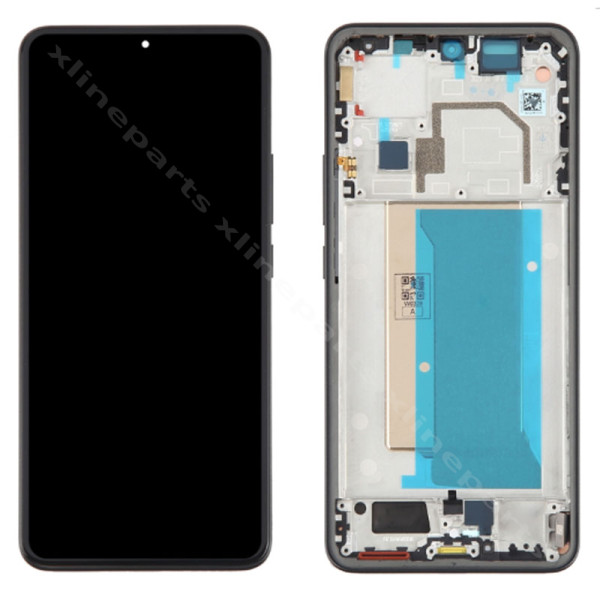 LCD Complete Frame Xiaomi 13T black OEM